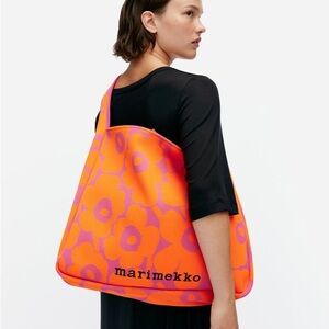 Marimekko Unikko Large Floral Knit Tote